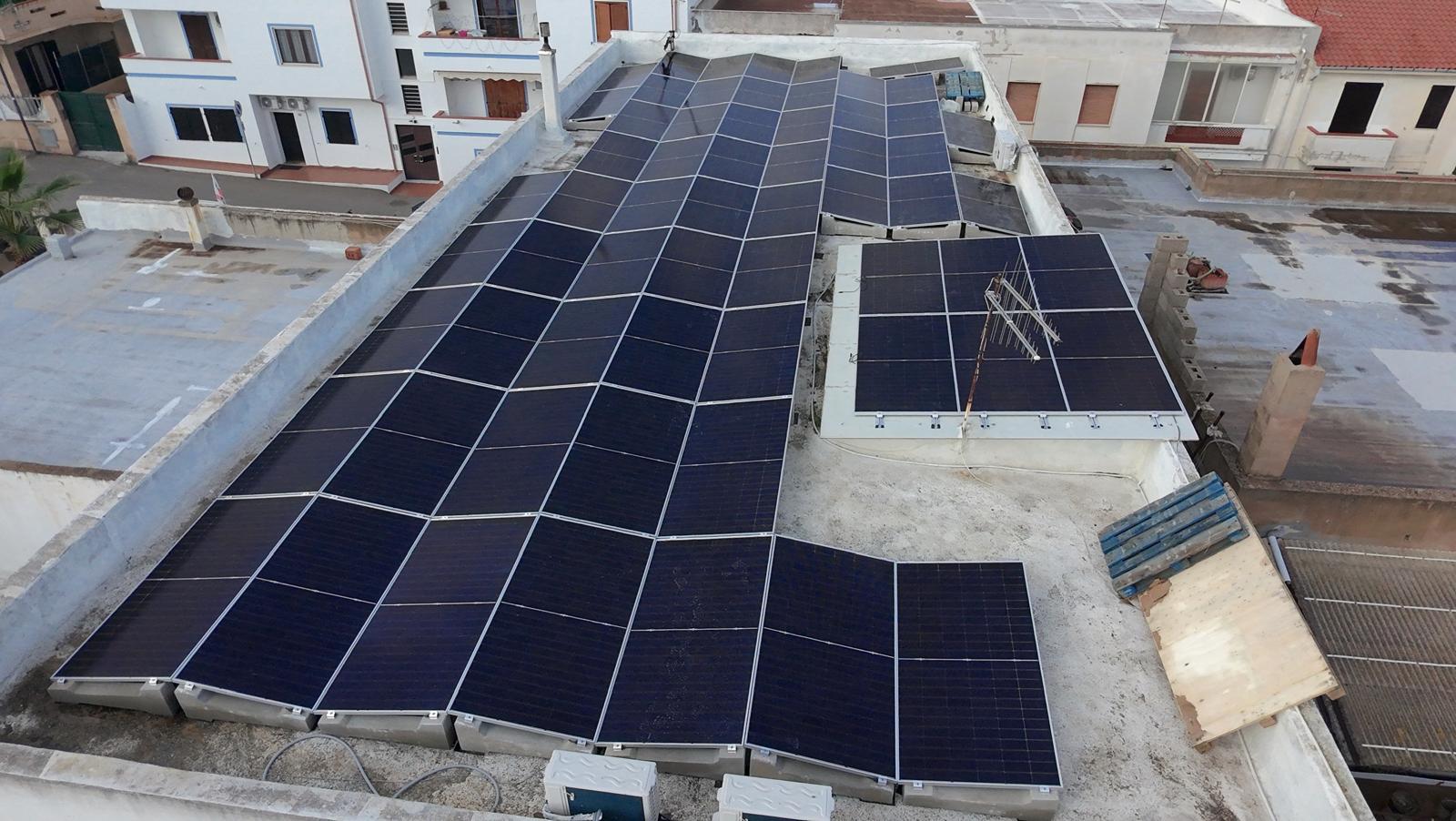 Impianto fotovoltaico realizzato